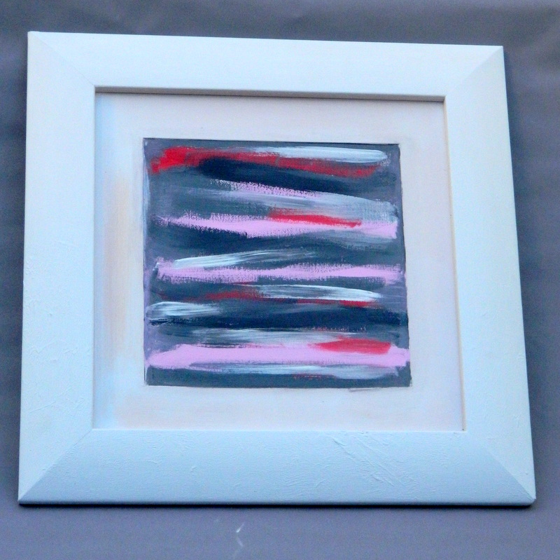 Un cuadro reciclado para una decoración frugal.