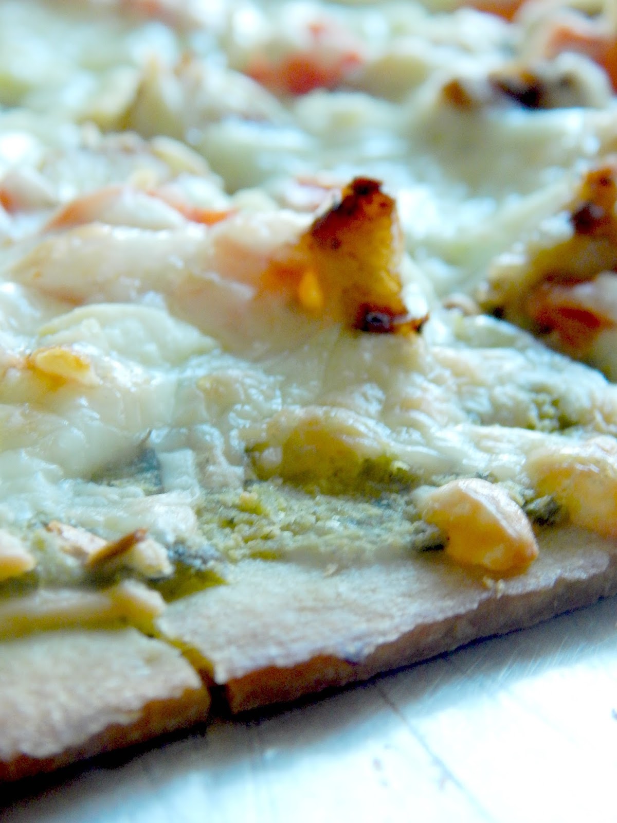 Grilled Chicken Pesto Flatbread Ally's Sweet & Savory Eats