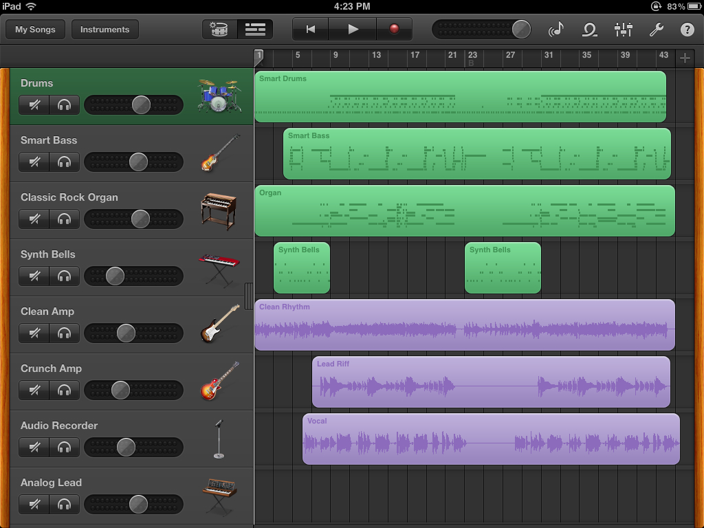 GarageBand App For Practicing Part 2 (Quick Tour)