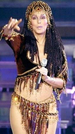 Cher Foto de Cher cantando en el escenario