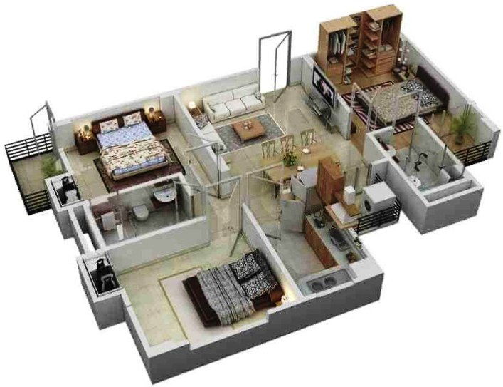 Desain Rumah Minimalis 1 Lantai 3 Kamar Tidur Desain Rumah Minimalis 1 Lantai 3 Kamar Tidur