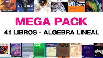 Mega pack 41 libros de algebra lineal pdf