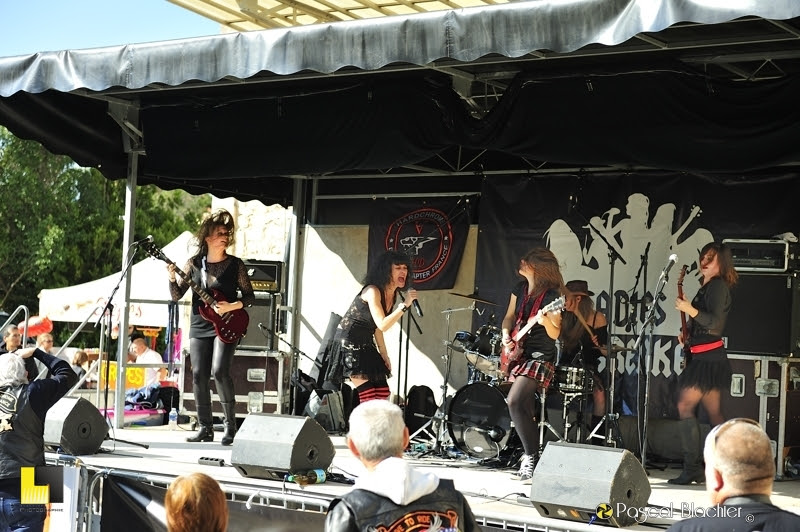 ladies ballbreaker rock bikes & uc car show donzere 2016 photo Pascal Blachier