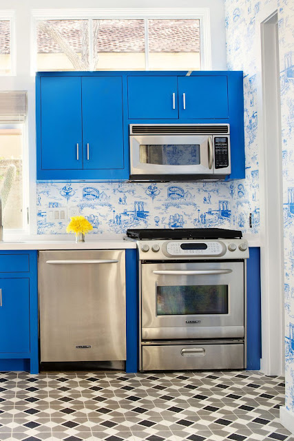 Xu hướng nội thất nhà bếp đẹp với những tủ bếp màu