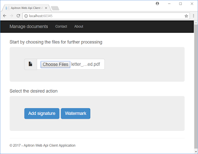 Pic. 2 Selecting source file and desired action Pic. 2 Selecting source file and desired action