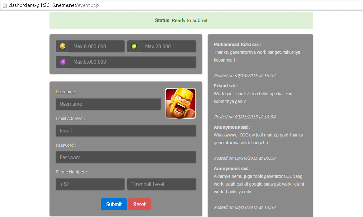 Cara Phising Coc Di Android Cara Membuat Web Phising Coc