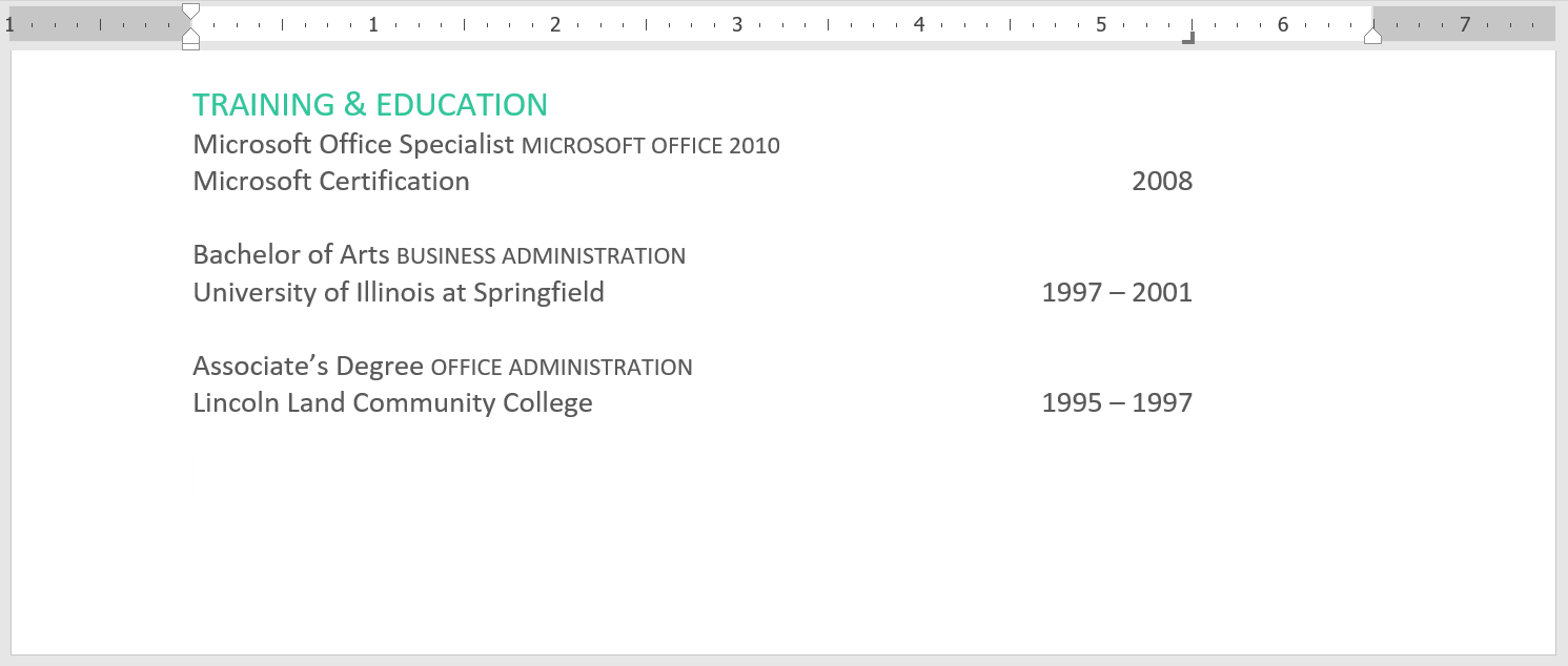 How to align dates on resume in word 2016 mac How to align dates on resume in word 2016 mac