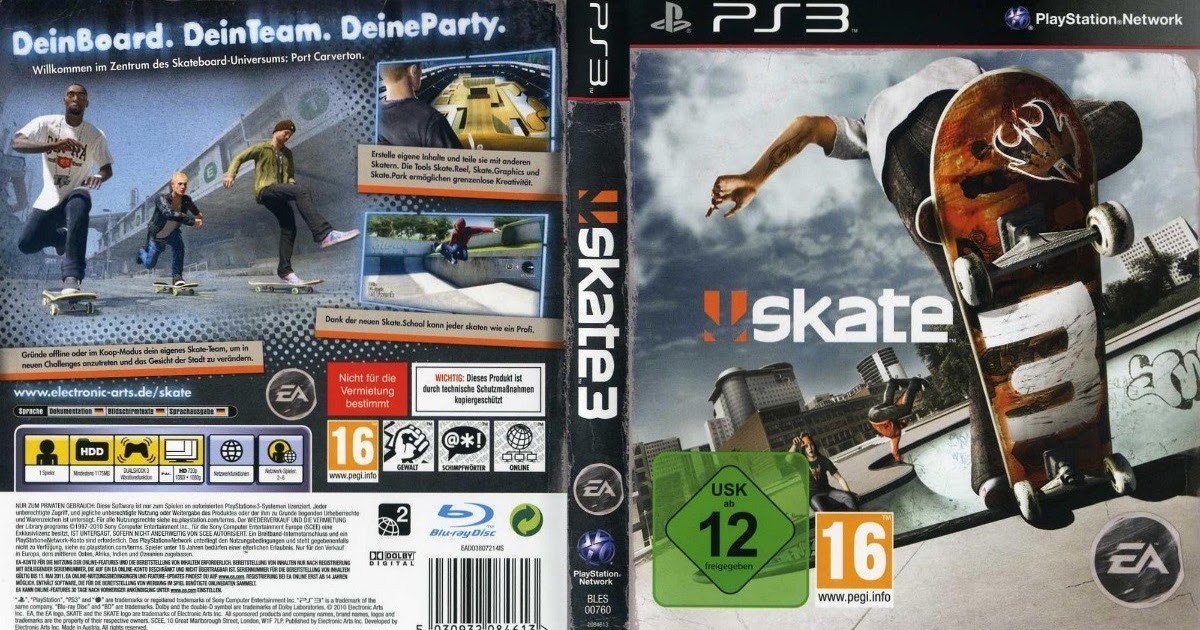 Skate 3 PKG PS3 