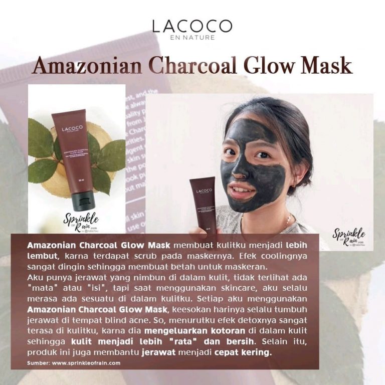 Lacoco Amazonian Charcoal Glow Mask NASA STORE OFFICIAL