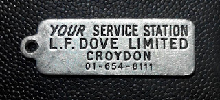 Key fob for the Croydon branch of L F Dove