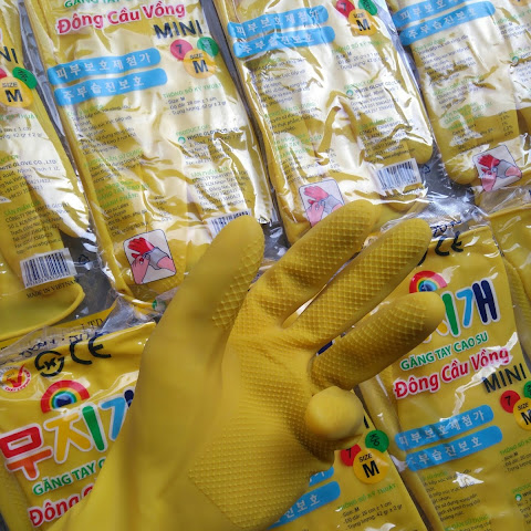 Găng tay cao su ngắn | cao su mini giá rẻ