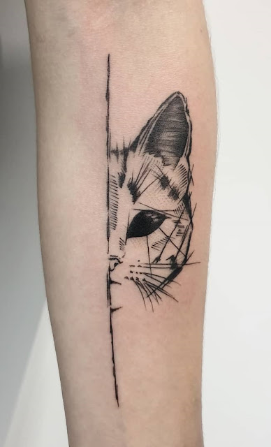 Tatuagens femininas de gatos Tatuagens femininas de gatos