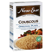 A box of Near East couscous - available in most supermarkets