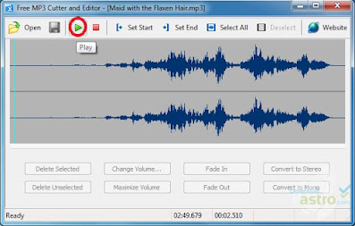 Free MP3 Cutter и Editor е лесна за използване програма