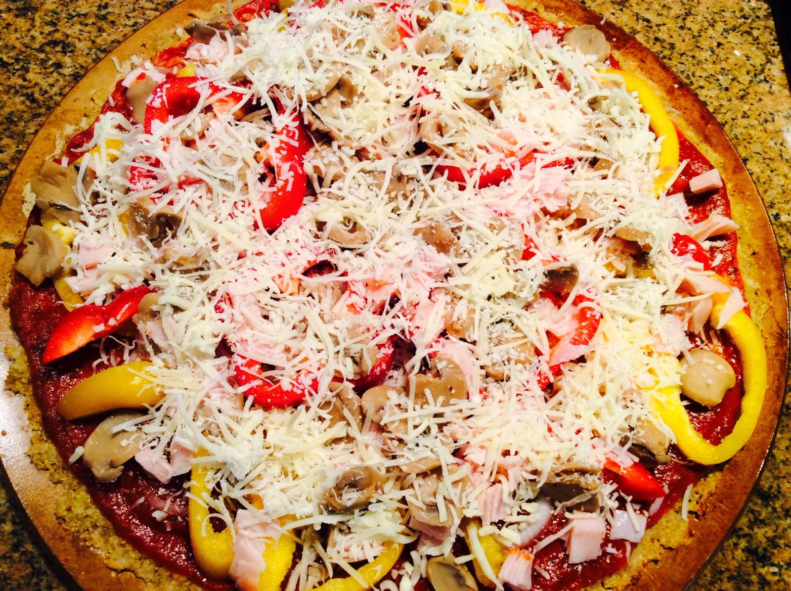 Food Fitness by Paige Quinoa Crust Turkey Pizza