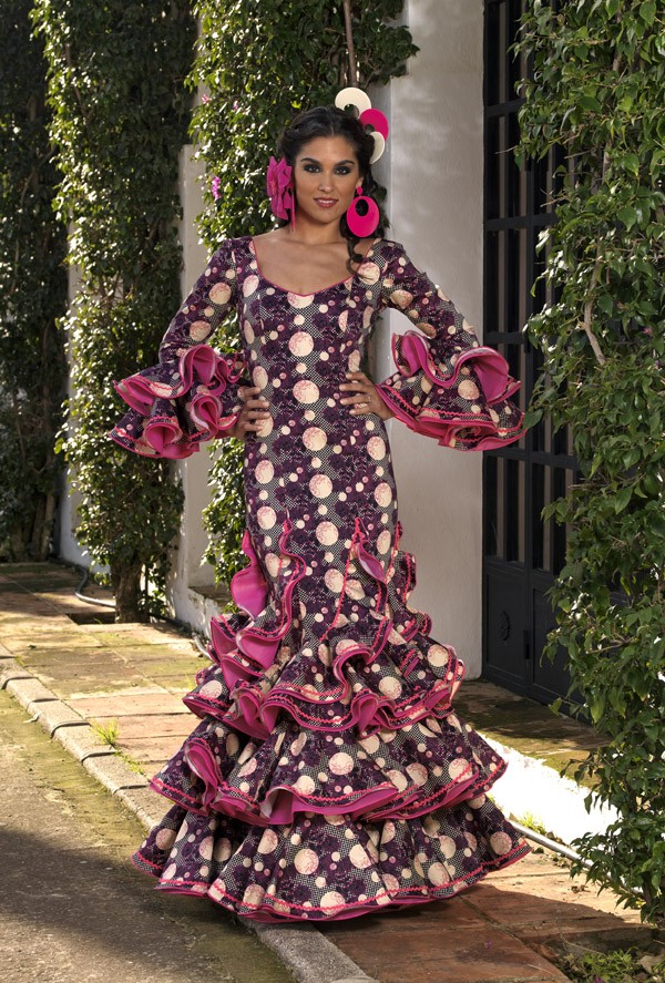 VESTIDOS DE GITANA VESTIDO DE GITANA DE BOLANTES MEDIOS
