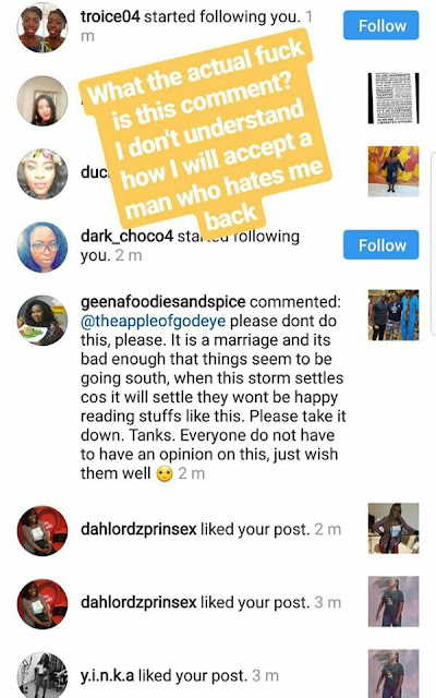 Update: Tourism blogger, Chiamaka Obuekwe goes on posting spree, threatens to share evidence of her husband