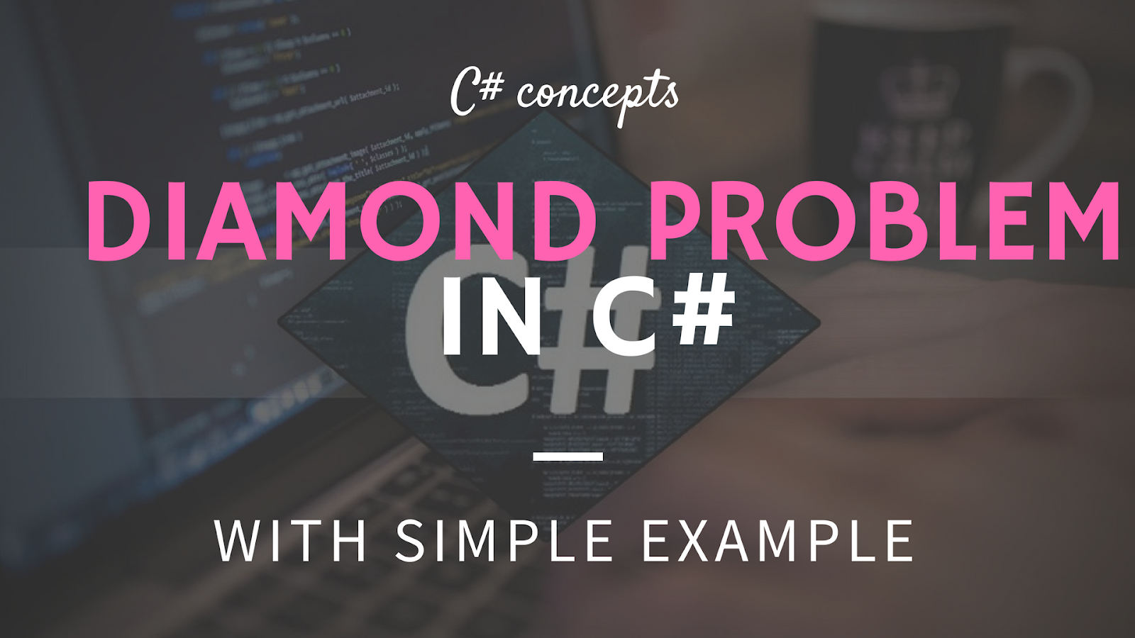 how can we solve diamond problem in c