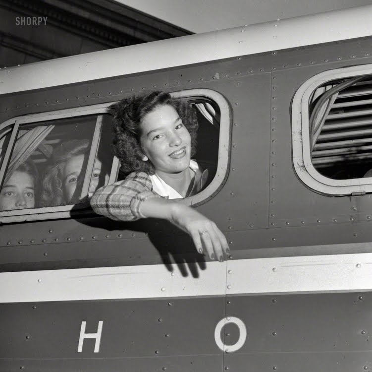 September 1943. Greyhound bus trip from Louisville, Kentucky, to Memphis, Tennessee