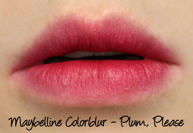 Maybelline Colorblur - Plum, Please Swatches & Review
