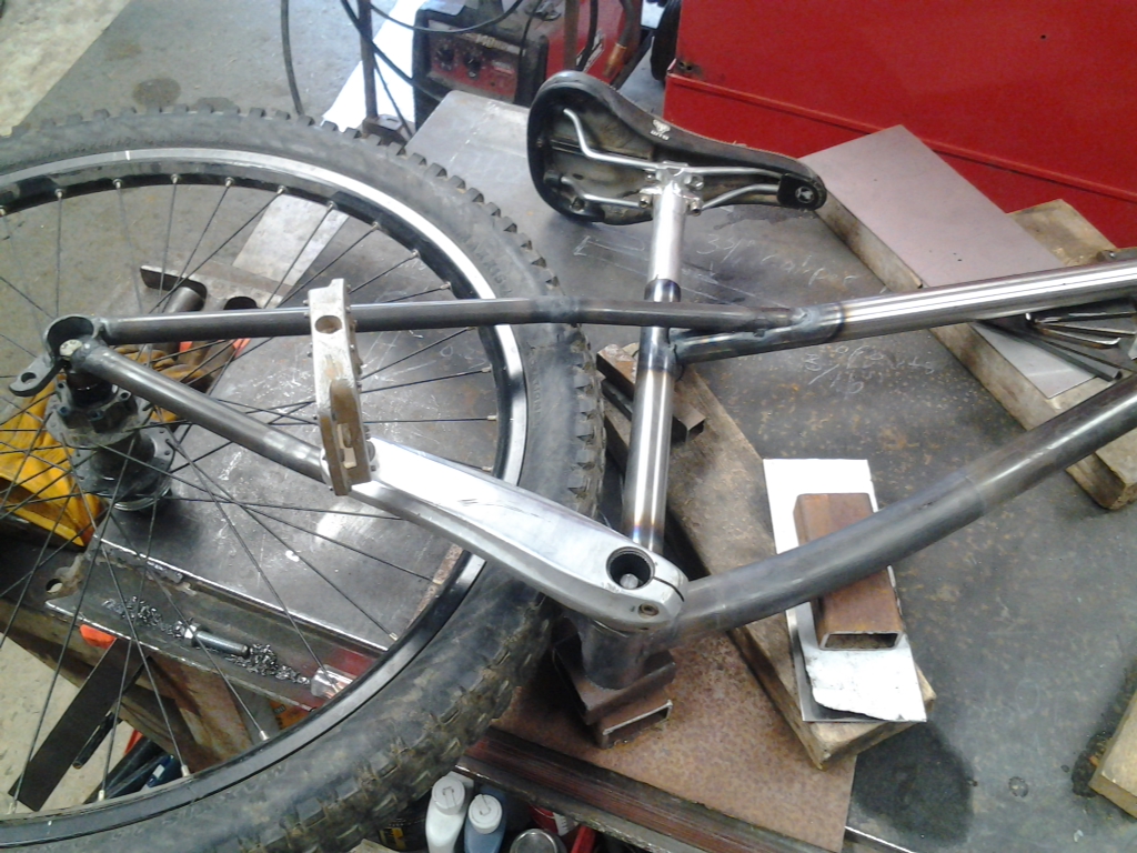 BENHAM CUSTOM FABRICATION trail bike frame