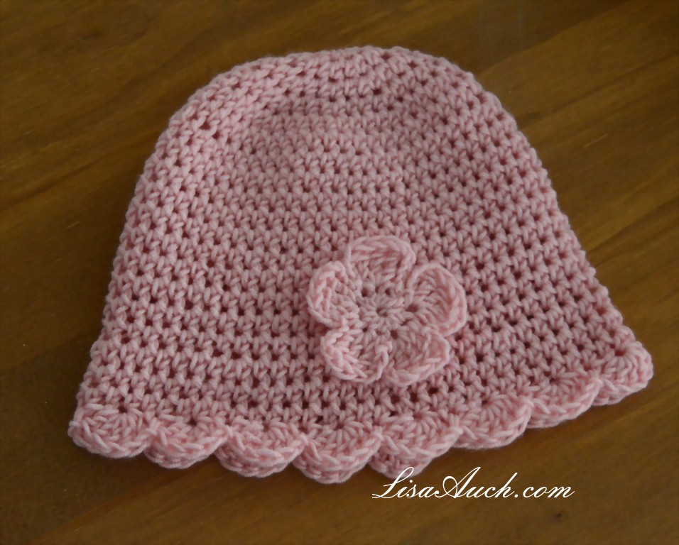 Easy Childs Crochet Sunhat FREE Pattern (3-6 months and 6-12 months) 