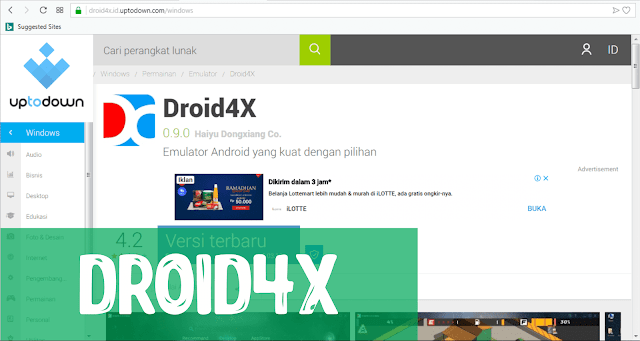Droid4X Download 4 Emulator Android Paling Ringan Dan Cepat Untuk PC Spek Rendah