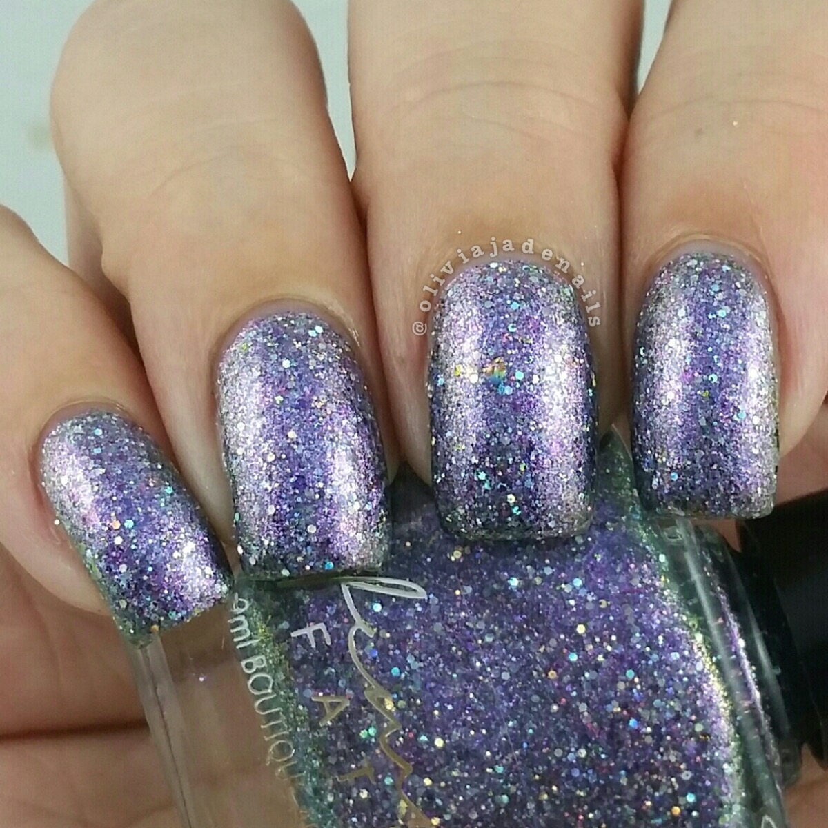 Femme Fatale Cosmetics Lantern Lights swatched by Olivia Jade Nails