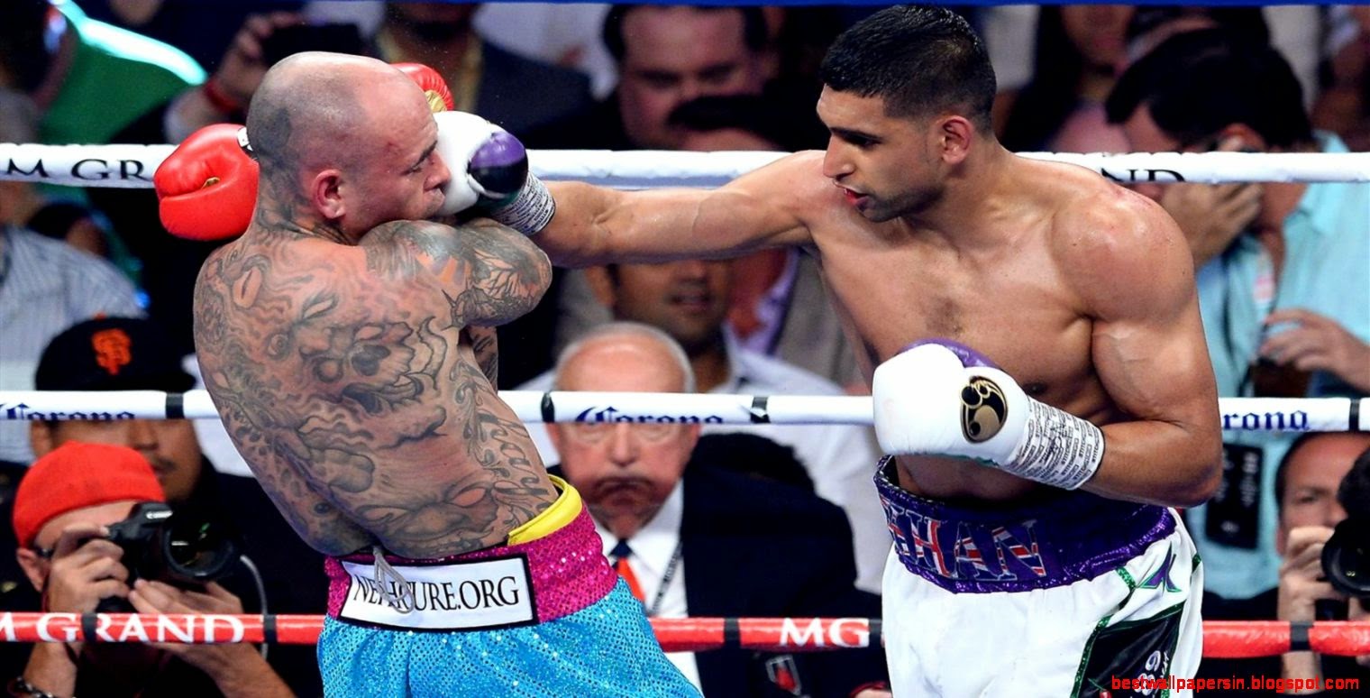 Amir Khan returns by outclassing Luis Collazo   Boxing   Eurosport