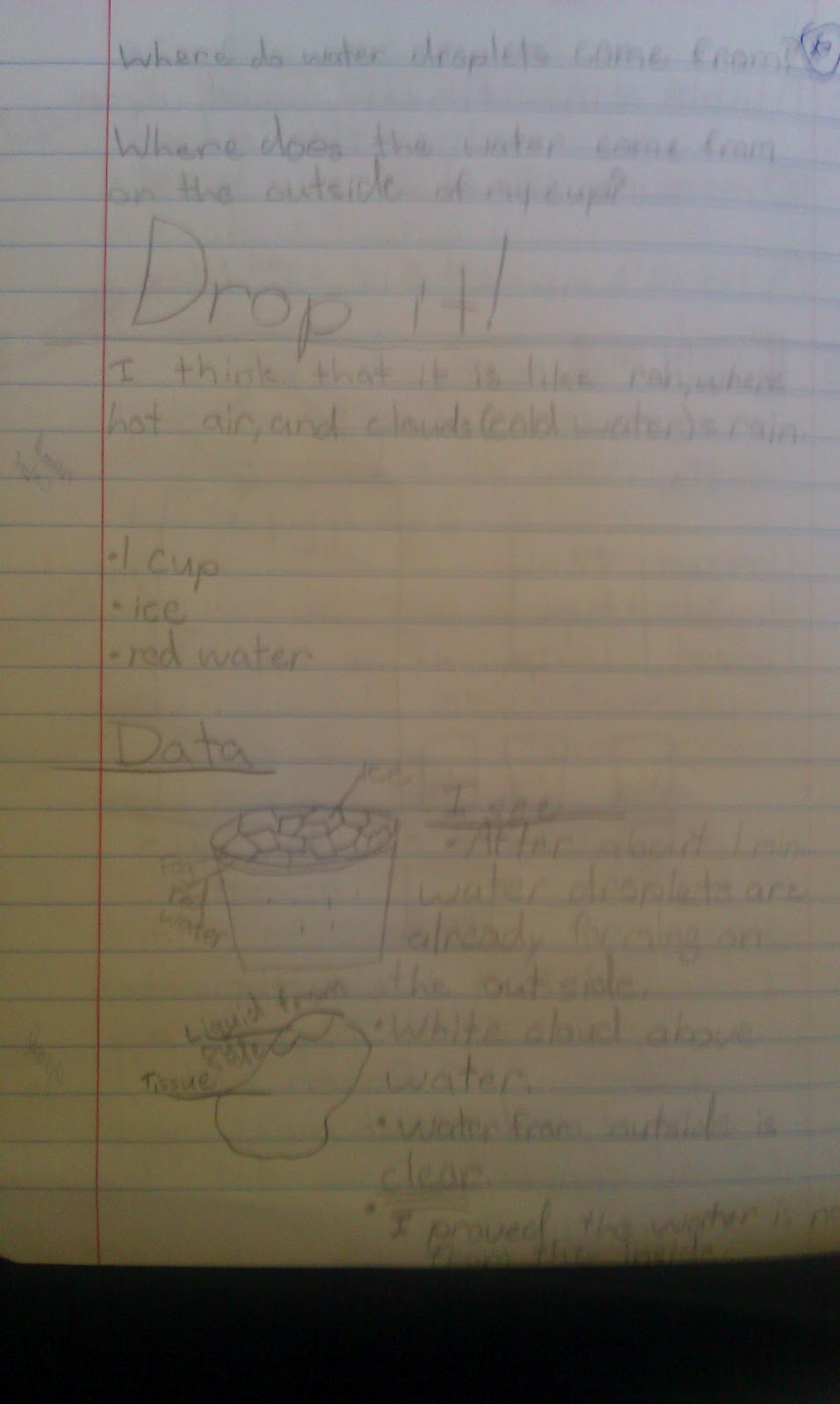 Fabulous Fifth Grade: Condensation Experiment