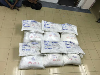 Syabu Bernilai RM10.55 Juta Dirampas Syabu Bernilai RM10.55 Juta Dirampas