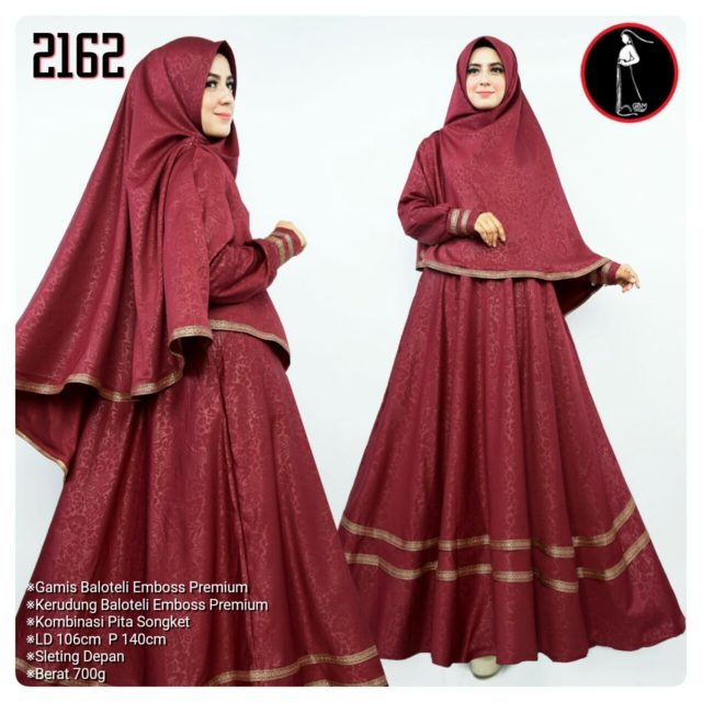 Gamis Embos Premium supplier branded tangan pertama murah gamis Gamis Embos Premium supplier branded tangan pertama murah gamis