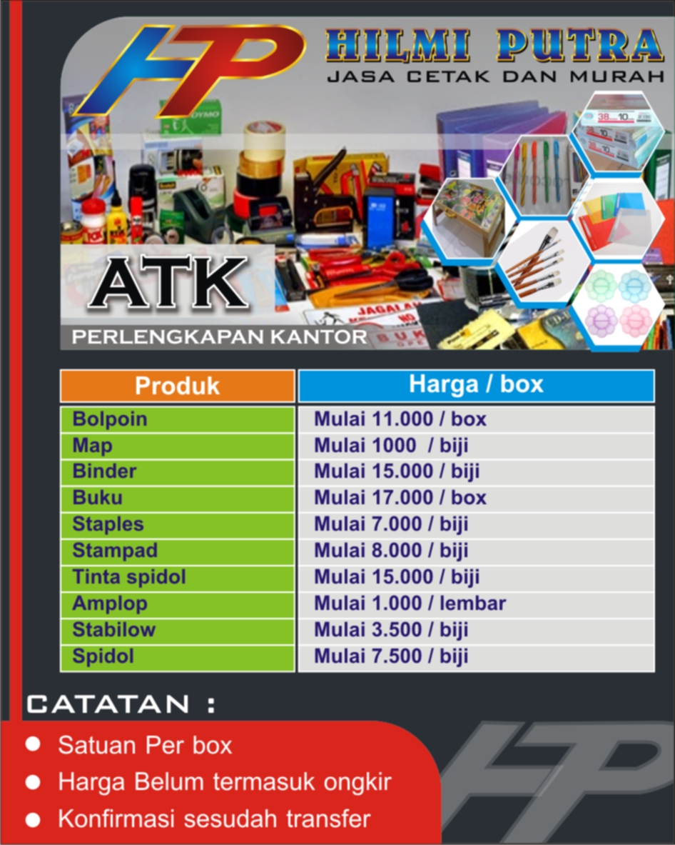 Brosur Alat Tulis Kantor Penggambar