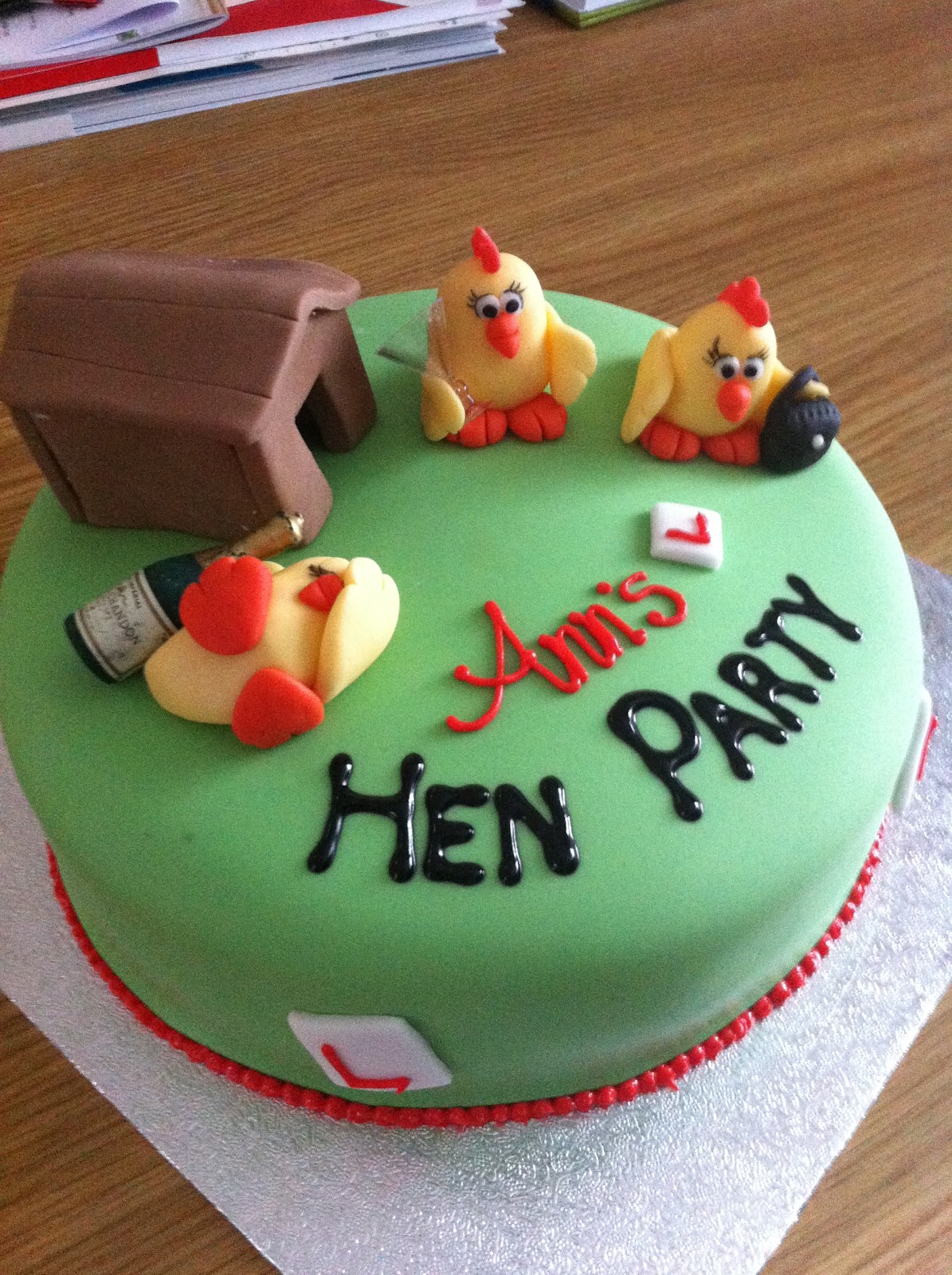 caked in icing hen party cake how to make a guitar cake