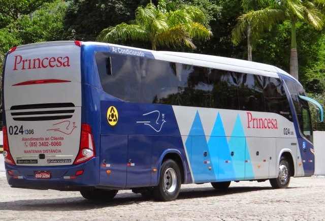 Resultado de imagem para ônibus da princesa na rodoviária de nova russas