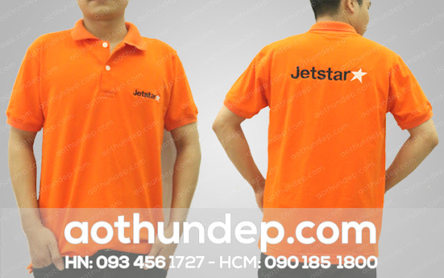 250 Áo Cổ Trụ Màu Cam Hãng Hàng Không JetStar 250 Áo Cổ Trụ Màu Cam Hãng Hàng Không JetStar