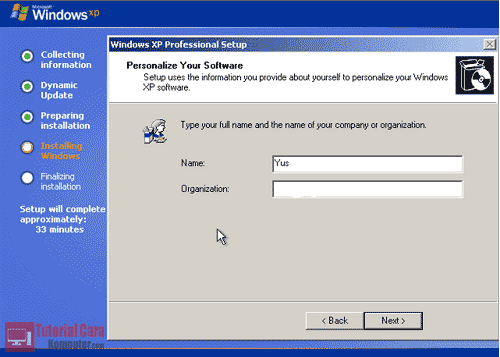 Cara Install Windows XP Lengkap Dengan Gambar - TutorialCaraKomputer.com Cara Install Windows XP Lengkap Dengan Gambar - TutorialCaraKomputer.com