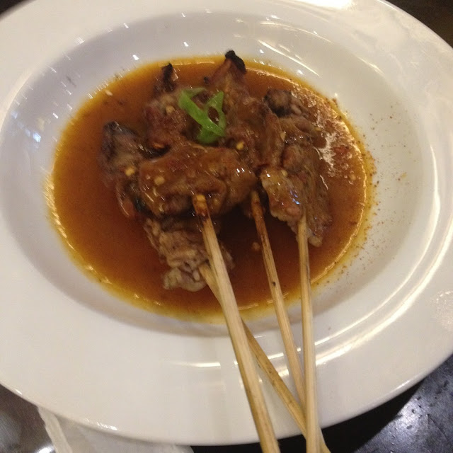 Isidra Comfort Cantina in Cebu City Beef satay at Isidra Comfort Cantina