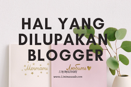 Inilah 17 Hal Penting yang Sering di Lupakan Para Blogger 
