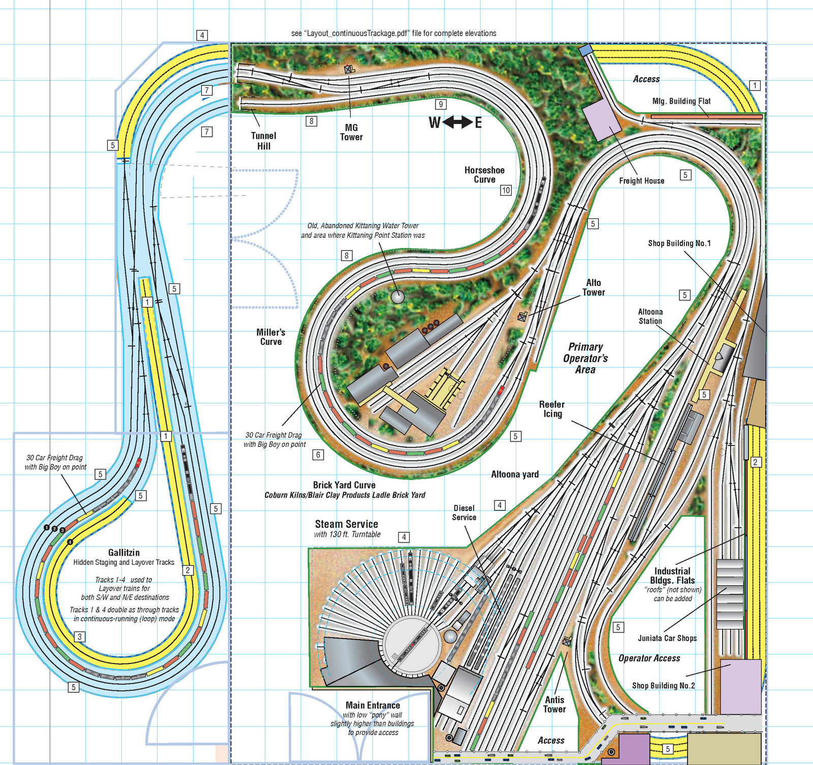 Large Ho Model Train Layouts layouts Plan PDF Download ho o n Scale