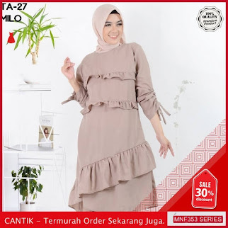 MNF353B121 Baju Muslim Wanita 2019 Ta 27 Serut 2019 BMGShop