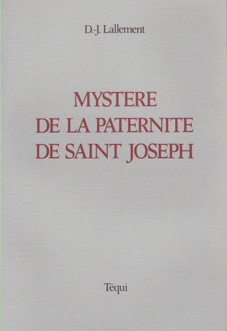 Mystère de la paternité de saint Joseph