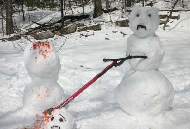 ghost hunting theories scary snowmen