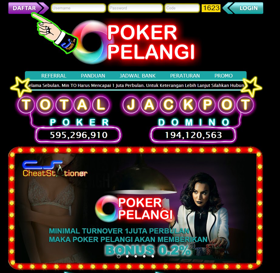 Daftar POKER PELANGI* Poker Dan Domino Bandar QQ Uang Asli