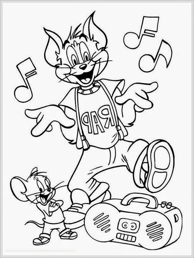 Tom And Jerry Coloring Pages | Realistic Coloring Pages