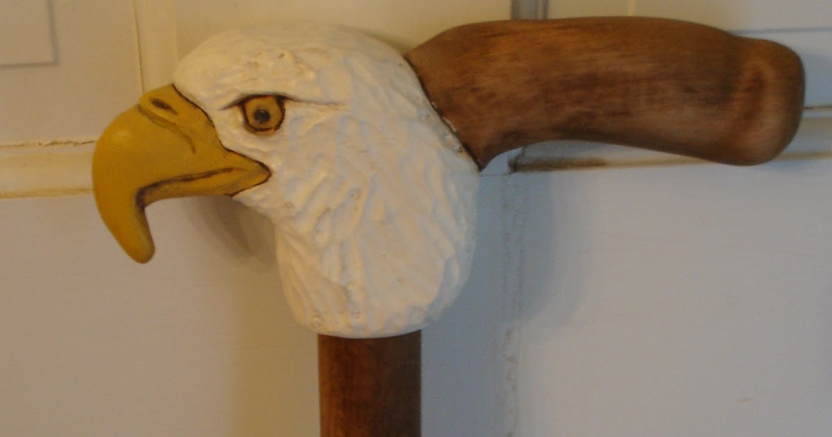 Beginners Carving Corner and Beyond: Carving The Eagle Head Walking Stick