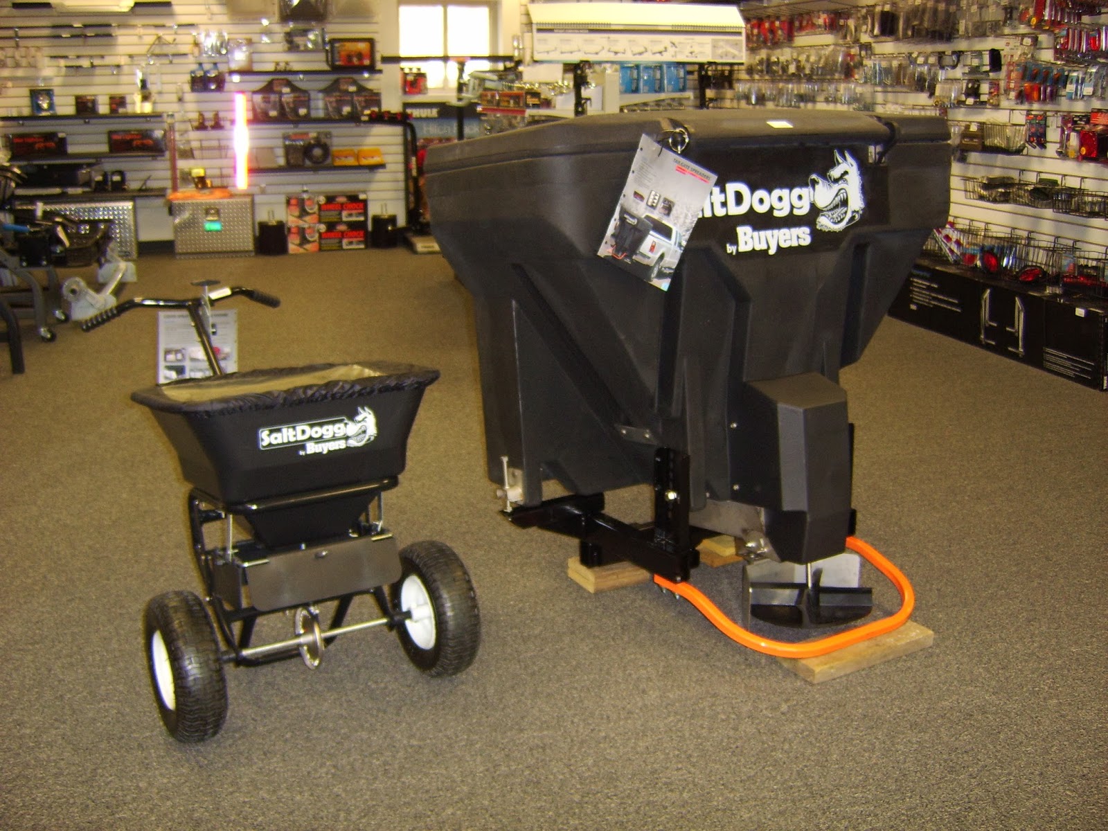 Michaud's Auburn SALT DOGG SPREADERS