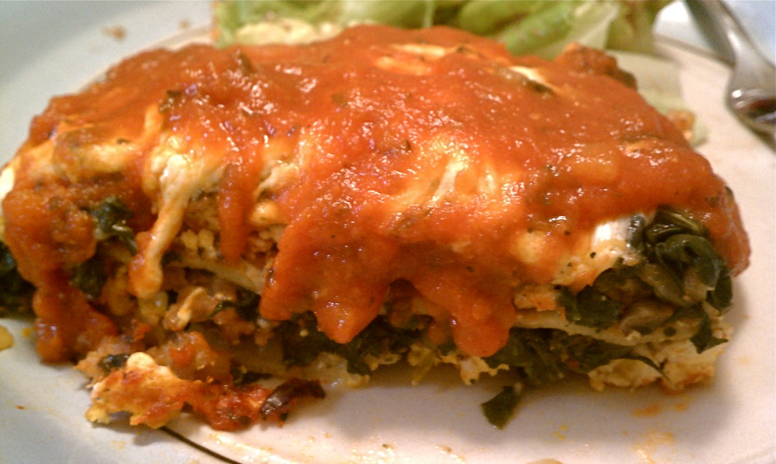 It Really Works! Tofu Spinach Lasagna