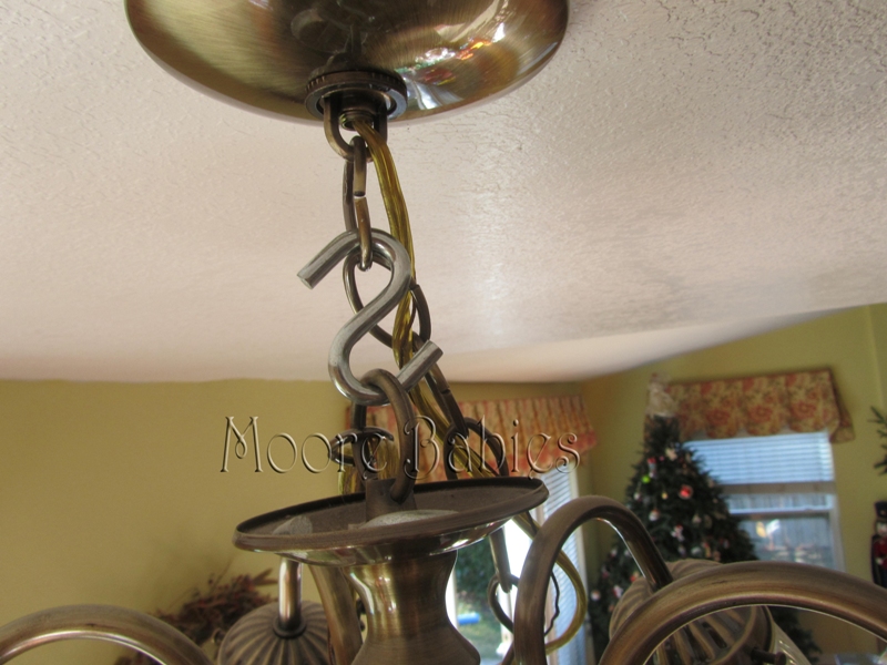 Guest Their Head On That Light Fixture, Shorten Chandelier Chain With S Hook