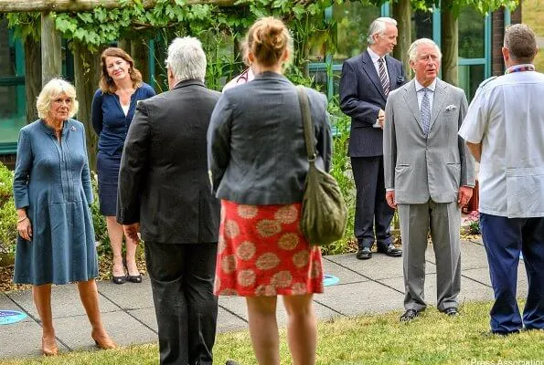 The Prince of Wales and The Duchess of Cornwall visited Gloucestershire Royal Hospital and thanked key workers